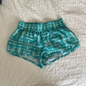 Teal shorts